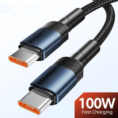 Aluminum Alloy Data Cable PD100W Quick Charge Cable USB Charging Cable null